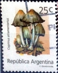 Stamps : America : Argentina :  Intercambio nf4b 0,35 usd 25 cent. 1992
