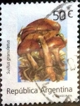 Stamps Argentina -  Intercambio nfxb 0,90 usd 50 cent. 1992