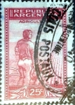 Sellos de America - Argentina -  Intercambio 0,20 usd 25 cent. 1936