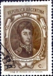 Stamps Argentina -  Intercambio 0,20 usd 65 cent. 1972