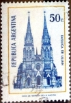 Stamps Argentina -  Intercambio 0,20 usd  50 cent. 1974