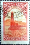 Stamps Argentina -  Intercambio 0,20 usd  50 cent. 1936