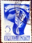 Sellos de America - Argentina -  Intercambio 0,20 usd  5 cent. 1948