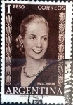 Stamps : America : Argentina :  Intercambio 0,20 usd  1 peso 1952