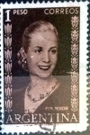 Stamps Argentina -  Intercambio 0,20 usd  1 peso 1952