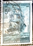 Stamps Argentina -  Intercambio daxc 0,25 usd  5 cent. 1939