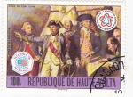 Stamps Burkina Faso -  bicentenario revolución americana