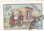 Stamps Afghanistan -  jornada del cultivo