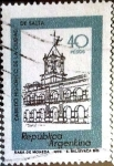Stamps Argentina -  Intercambio 0,20 usd  40 pesos 1977
