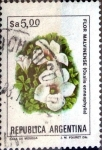Stamps Argentina -  Intercambio 0,20 usd 5 australes. 1983