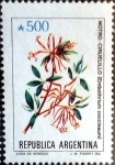 Stamps Argentina -  Intercambio nfxb 0,40 usd 500 australes 1989
