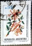 Stamps Argentina -  Intercambio 0,40 usd 500 australes 1989