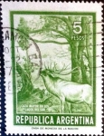 Stamps Argentina -  Intercambio 0,20 usd 5 pesos 1974