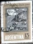 Stamps Argentina -  Intercambio daxc 0,30 usd 13 pesos 1964