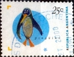 Stamps Argentina -  Intercambio daxc 0,25 usd 25 cent. 1995