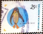 Stamps Argentina -  Intercambio 0,25 usd 25 cent. 1995