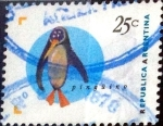 Stamps Argentina -  Intercambio 0,25 usd 25 cent. 1995