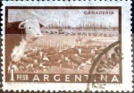 Stamps Argentina -  Intercambio 0,20 usd 1 peso 1958