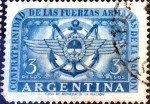 Stamps Argentina -  Intercambio daxc 0,20 usd 3 pesos 1955