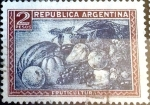 Stamps Argentina -  Intercambio 0,20 usd 2 pesos 1936