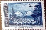 Stamps Argentina -  Intercambio 0,20 usd 5 cent. 1941