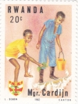 Stamps Rwanda -  Mgr. Cardijn