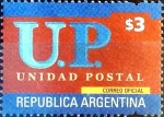 Stamps Argentina -  Intercambio 2,25 usd 3 peso 2002