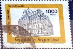 Stamps Argentina -  Intercambio 0,40 usd 1000 pesos 1977