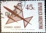 Stamps Argentina -  Intercambio 0,20 usd 45 cent. 1971