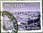 Stamps Argentina -  Intercambio 0,20 usd 300 pesos 1962