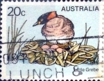 Stamps Australia -  Intercambio 0,20 usd 20 cent. 1978