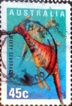 Stamps Australia -  Intercambio aexa 0,75 usd 45 cent. 1998