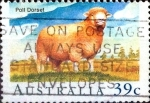Stamps Australia -  Intercambio 0,75 usd 39 cent. 1989