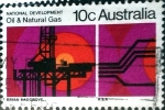Sellos de Oceania - Australia -  Intercambio 0,35 usd 10 cent. 1970
