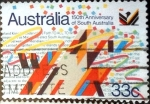 Stamps Australia -  Intercambio 0,50 usd 33 cent. 1986