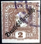 Sellos de Europa - Austria -  Intercambio 0,85 usd 2 h. 1919