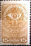 Stamps Austria -  Intercambio ma4xs 0,35 usd 15 h. 1920