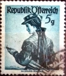 Stamps Austria -  Intercambio 0,20 usd 5 g. 1949