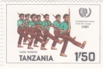 Stamps Tanzania -  soldados