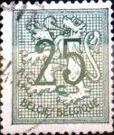 Stamps Belgium -  Intercambio 0,20 usd 25 cent. 1966