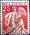 Stamps Belgium -  Intercambio 0,20 usd 25 cent. 1932