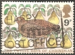 Stamps : Europe : United_Kingdom :  Aves y frutas