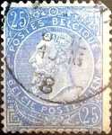 Stamps Belgium -  Intercambio 0,50 usd 25 cent. 1894