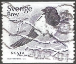 Stamps : Europe : Sweden :  Pica pica