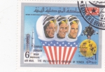 Stamps Yemen -  aeronautica-historia de la conquista del espacio