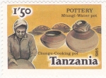 Sellos de Africa - Tanzania -  artesanía