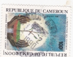 Sellos de Africa - Camer�n -  jornada nacional del arbol