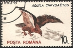Stamps : Europe : Romania :  Aquila chrysaetos-águila real