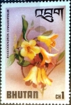 Stamps : Asia : Bhutan :  Intercambio dm1g2 0,20 usd 1 ch. 1976