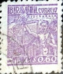 Stamps Brazil -  Intercambio 0,20 usd 60 cent. 1947